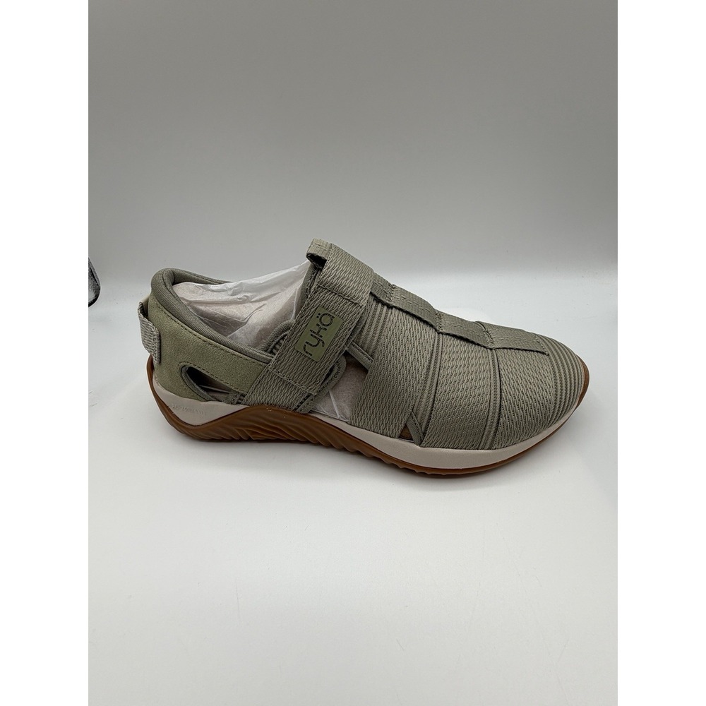 Ryka Echo Fisherman Slip On Sandals, Women's 6 W, Abbey Green, New/Defects